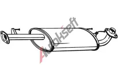 BOSAL Střední tlumič výfuku BS 228-199, 228-199 BOSAL Střední tlumič výfuku BS 228-199, 228-199