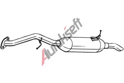 BOSAL Zadní tlumič výfuku BS 228-201, 228-201 BOSAL Zadní tlumič výfuku BS 228-201, 228-201