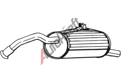 BOSAL Zadn tlumi vfuku BS 228-205, 228-205