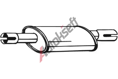 BOSAL St�edn� tlumi� v�fuku BS 228-251, 228-251