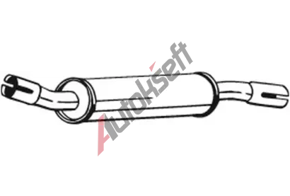 BOSAL Střední tlumič výfuku BS 228-253, 228-253 BOSAL Střední tlumič výfuku BS 228-253, 228-253