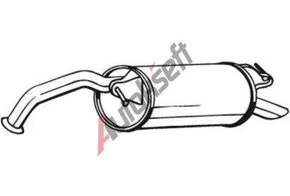 BOSAL Zadní tlumič výfuku BS 228-475, 228-475 BOSAL Zadní tlumič výfuku BS 228-475, 228-475