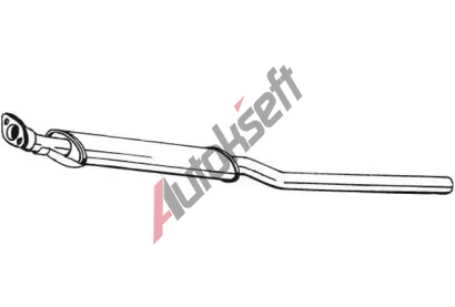 BOSAL Stedn tlumi vfuku BS 228-625, 228-625