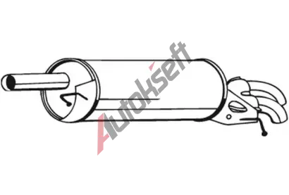 BOSAL Zadn tlumi vfuku BS 233-071, 233-071