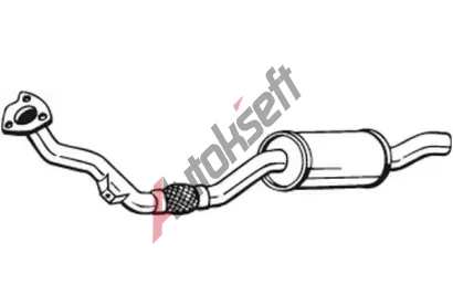 BOSAL Pedn tlumi vfuku BS 233-073, 233-073