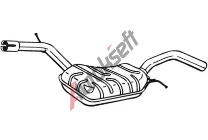 BOSAL Stedn tlumi vfuku BS 233-083, 233-083