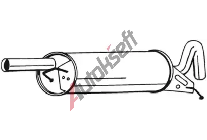BOSAL Zadn tlumi vfuku BS 233-117, 233-117