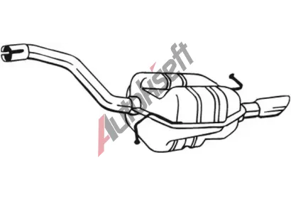BOSAL Zadní tlumič výfuku BS 233-159, 233-159 BOSAL Zadní tlumič výfuku BS 233-159, 233-159