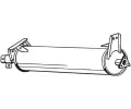 Stedn tlumi vfuku BOSAL ‐ BS 233-261