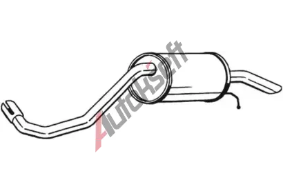 BOSAL Zadní tlumič výfuku BS 233-419, 233-419  BOSAL Zadní tlumič výfuku BS 233-419, 233-419