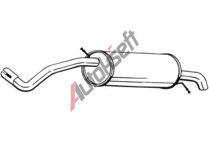 BOSAL Zadní tlumič výfuku BS 233-439, 233-439  BOSAL Zadní tlumič výfuku BS 233-439, 233-439