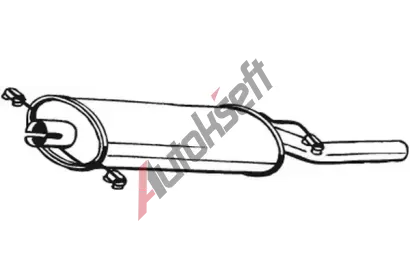 BOSAL Zadn tlumi vfuku BS 233-531, 233-531