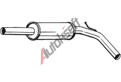 BOSAL Střední tlumič výfuku BS 233-541, 233-541  BOSAL Střední tlumič výfuku BS 233-541, 233-541