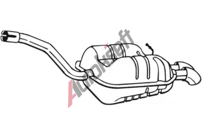 BOSAL Zadní tlumič výfuku BS 233-547, 233-547 BOSAL Zadní tlumič výfuku BS 233-547, 233-547