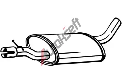 BOSAL St�edn� tlumi� v�fuku BS 233-613, 233-613