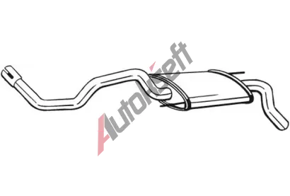 BOSAL Zadn tlumi vfuku BS 233-639, 233-639