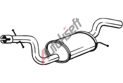 BOSAL Stedn tlumi vfuku BS 233-719, 233-719