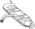 Zadn tlumi vfuku BOSAL ‐ BS 233-725