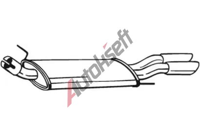 BOSAL Zadn tlumi vfuku BS 233-731, 233-731