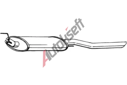 BOSAL Zadn tlumi vfuku BS 233-733, 233-733