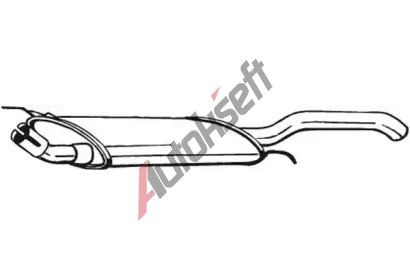 BOSAL Zadn tlumi vfuku BS 233-761, 233-761