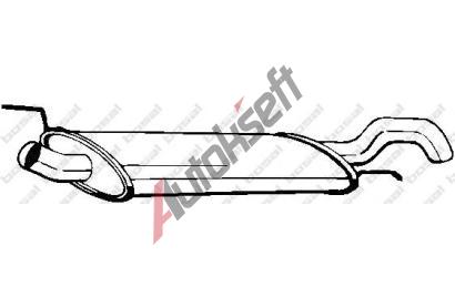 BOSAL Zadn tlumi vfuku BS 233-771, 233-771