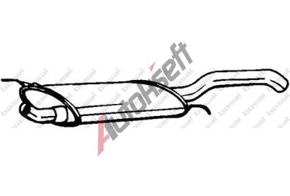 BOSAL Zadní tlumič výfuku BS 233-775, 233-775 BOSAL Zadní tlumič výfuku BS 233-775, 233-775