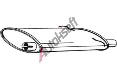 BOSAL Zadn tlumi vfuku BS 235-021, 235-021
