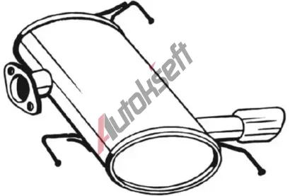 BOSAL Zadní tlumič výfuku BS 247-009, 247-009 BOSAL Zadní tlumič výfuku BS 247-009, 247-009