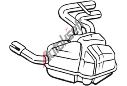 BOSAL Zadn tlumi vfuku BS 247-041, 247-041