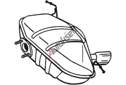 BOSAL Zadn� tlumi� v�fuku BS 247-413, 247-413