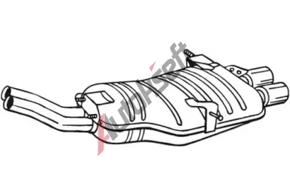 BOSAL Zadn� tlumi� v�fuku BS 247-531, 247-531