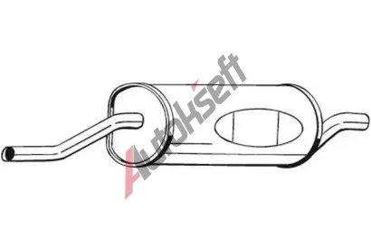 BOSAL Zadn� tlumi� v�fuku BS 247-893, 247-893