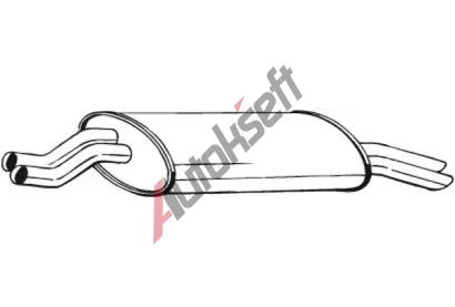 BOSAL Zadní tlumič výfuku BS 247-981, 247-981 BOSAL Zadní tlumič výfuku BS 247-981, 247-981