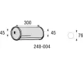 Stedn tlumi vfuku BOSAL ‐ BS 248-004