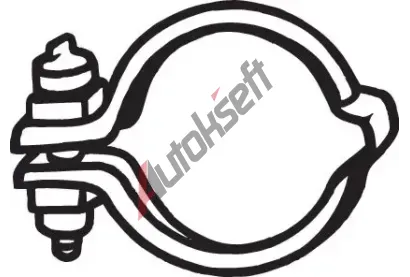 BOSAL Upínač výfukového systému BS 254-260, 254-260  BOSAL Upínač výfukového systému BS 254-260, 254-260