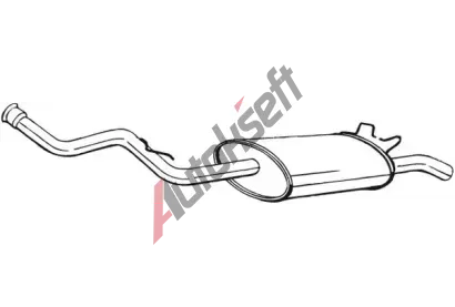 BOSAL Zadn� tlumi� v�fuku BS 278-079, 278-079