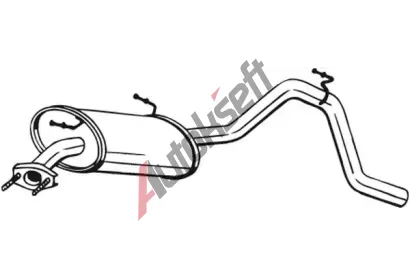BOSAL Zadní tlumič výfuku BS 278-081, 278-081 BOSAL Zadní tlumič výfuku BS 278-081, 278-081