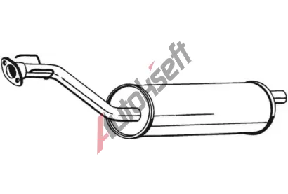 BOSAL Střední tlumič výfuku BS 278-135, 278-135 BOSAL Střední tlumič výfuku BS 278-135, 278-135