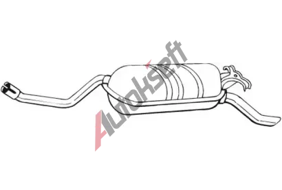 BOSAL Zadn� tlumi� v�fuku BS 278-189, 278-189