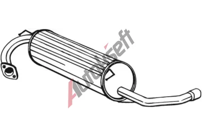 BOSAL Zadní tlumič výfuku BS 278-839, 278-839 BOSAL Zadní tlumič výfuku BS 278-839, 278-839