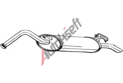 BOSAL Zadní tlumič výfuku BS 278-975, 278-975  BOSAL Zadní tlumič výfuku BS 278-975, 278-975