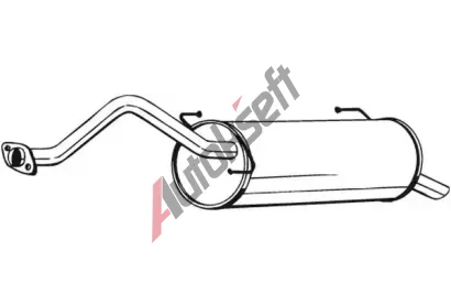 BOSAL Zadní tlumič výfuku BS 279-015, 279-015 BOSAL Zadní tlumič výfuku BS 279-015, 279-015