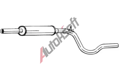 BOSAL Stedn tlumi vfuku BS 279-119, 279-119