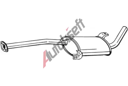 BOSAL Stedn tlumi vfuku BS 279-125, 279-125