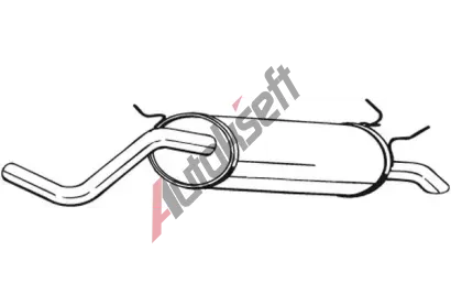 BOSAL Zadn tlumi vfuku BS 279-151, 279-151