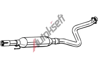 BOSAL Střední tlumič výfuku BS 279-177, 279-177 BOSAL Střední tlumič výfuku BS 279-177, 279-177