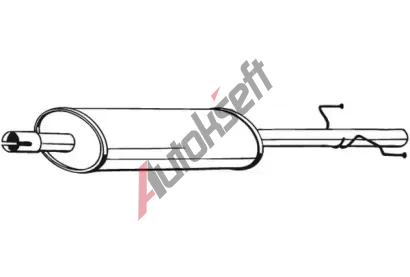 BOSAL Stedn tlumi vfuku BS 279-347, 279-347