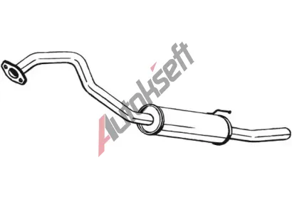 BOSAL Zadní tlumič výfuku BS 279-409, 279-409 BOSAL Zadní tlumič výfuku BS 279-409, 279-409