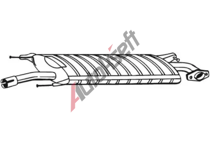 BOSAL Stedn tlumi vfuku BS 279-437, 279-437